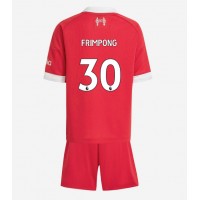 Liverpool Jeremie Frimpong #30 Fußballbekleidung Heimtrikot Kinder 2025-26 Kurzarm (+ kurze hosen)